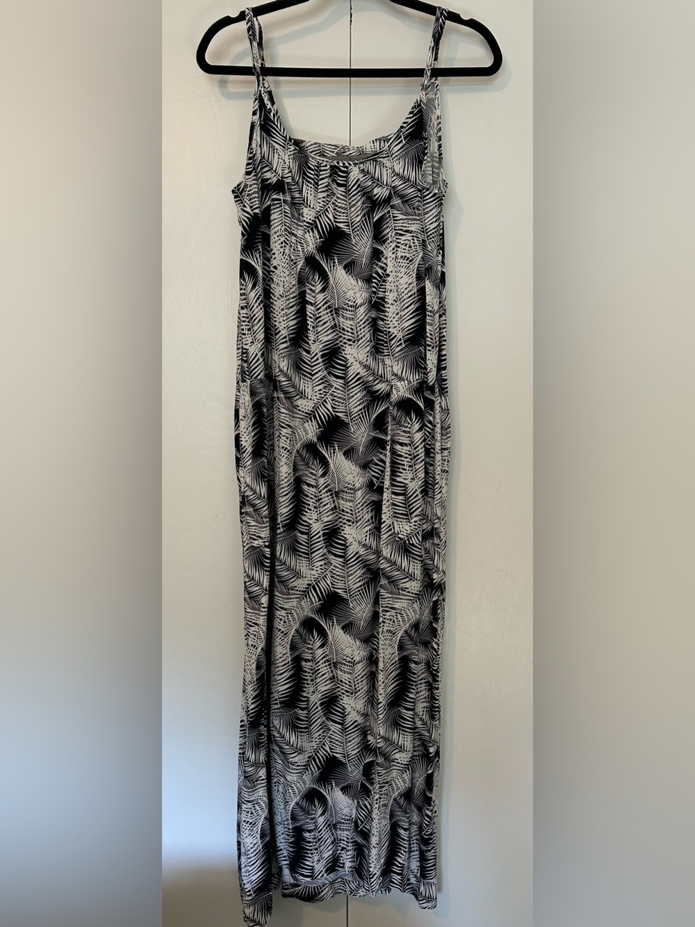 Carve Designs Women's Tank Maxi Organic Cotton Dress Striped Casual Coastal sz L